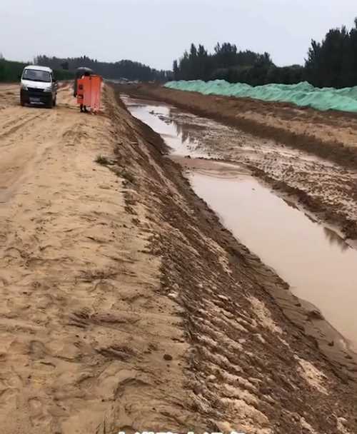 廊坊永清县河道降水